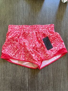 NWT Size XL plus 14-16 Athletic Works Coral Floral Athletic Shorts